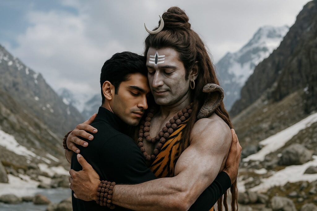 Portrait with Lord Shiva